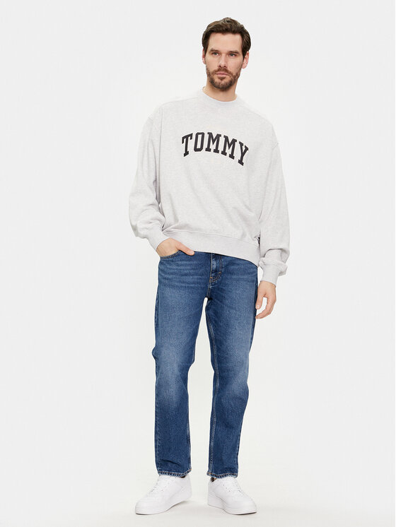 Tommy Jeans Tommy Jeans Bluza Varsity DM0DM18386 Szary Boxy Fit
