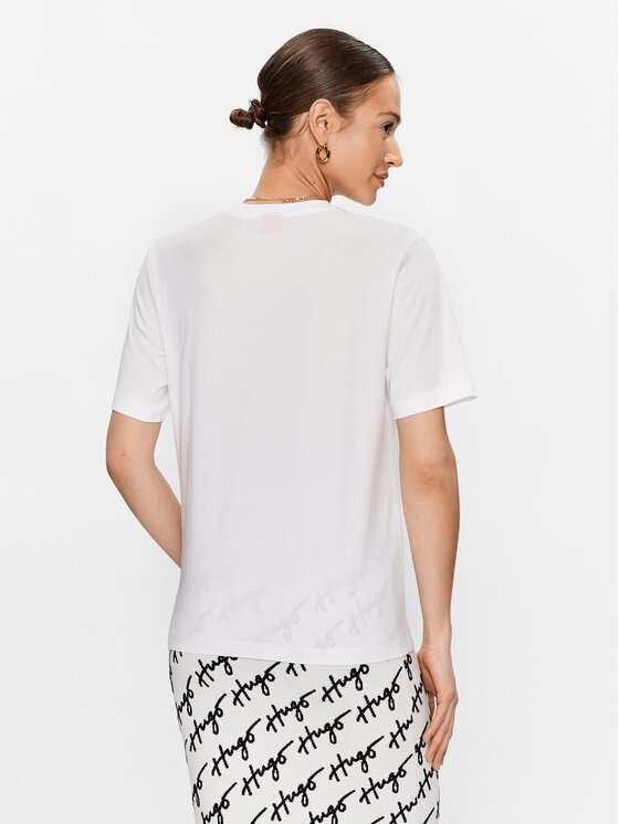 HUGO Hugo T-shirt Dashire_4 50489198 Bijela Regular Fit