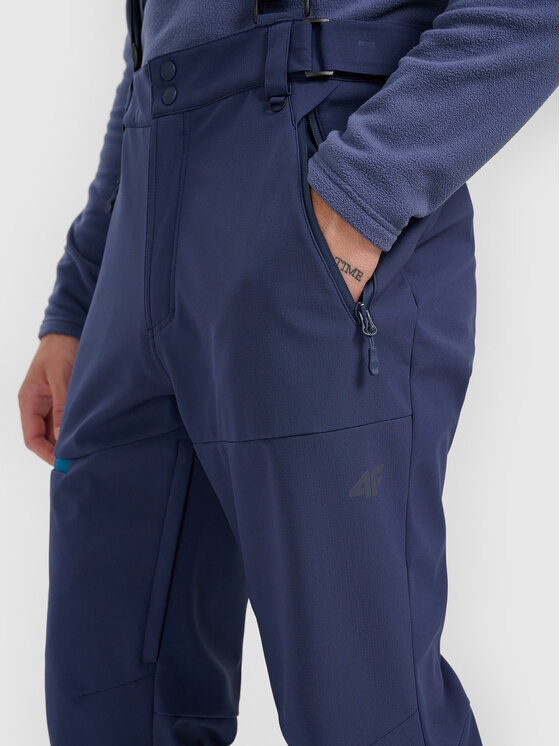 4F 4F Spodnie narciarskie SKIWEAR Granatowy Regular Fit