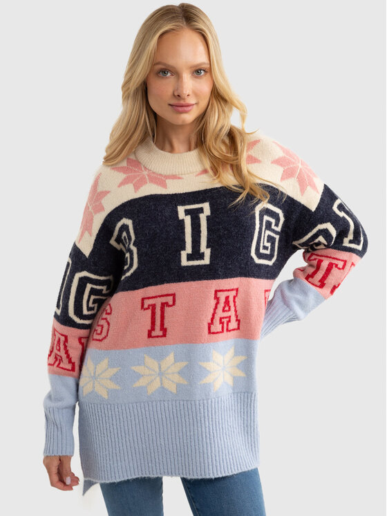 Sweter BIG STAR, Rozmiar OS, Błękitny, APRESA/000/160