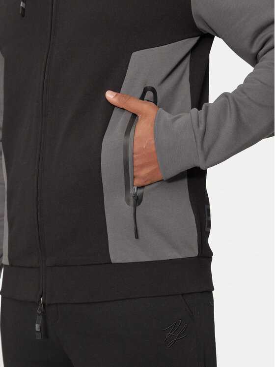 EA7 Emporio Armani EA7 Emporio Armani Суитшърт 6DPM34 PJVTZ 1200 Черен Regular Fit