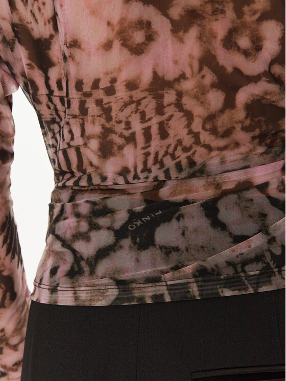 PINKO PINKO Blusa Meti 103024 A1O5 Rosa Regular Fit