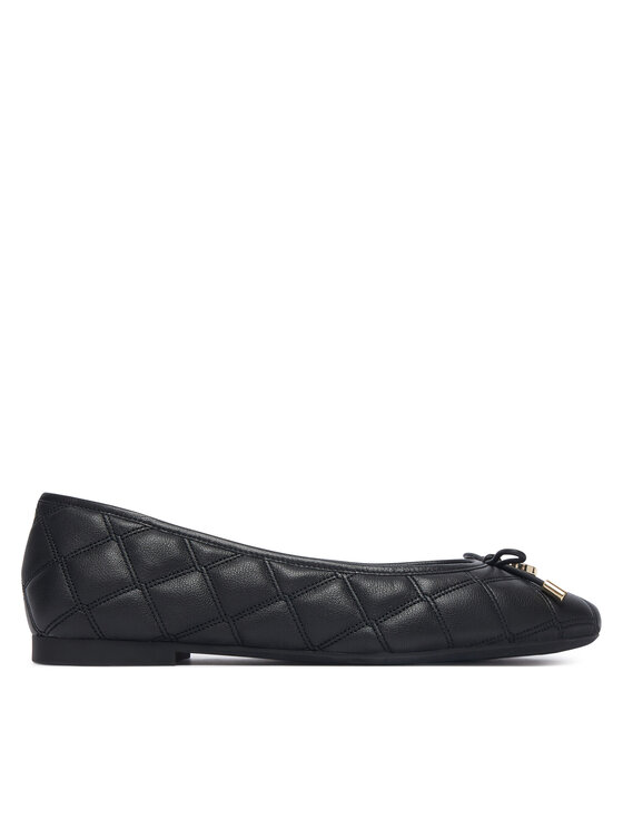 Tommy Hilfiger Balerini Charm Quilted Ballerina FW0FW09503 Negru