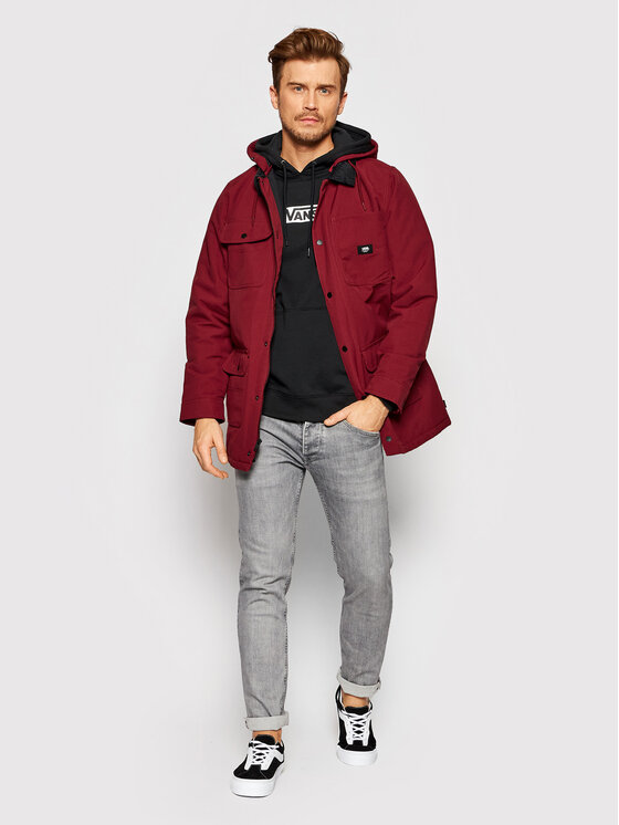 Giacca vans bordeaux discount