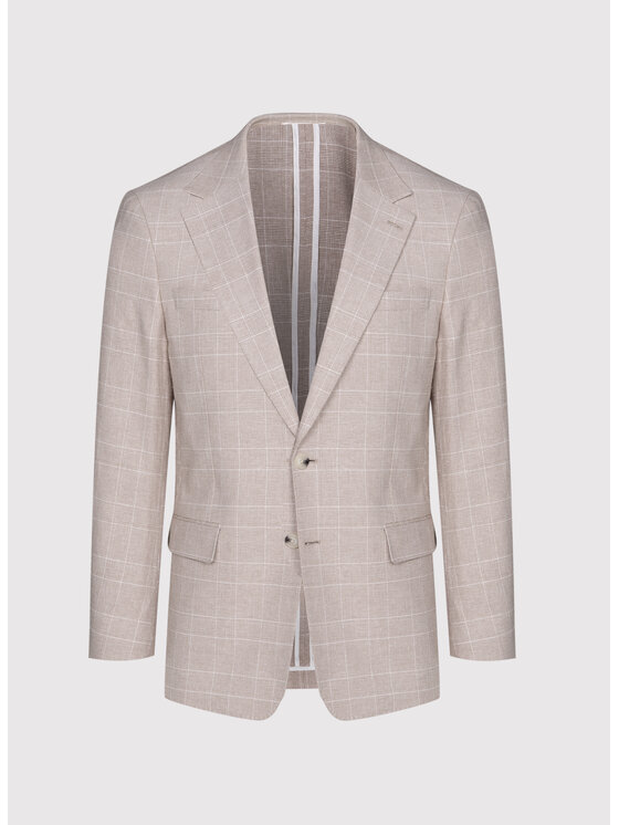 Pako Lorente Pako Lorente Marynarka P26SF-3X-023 Beżowy Slim Fit