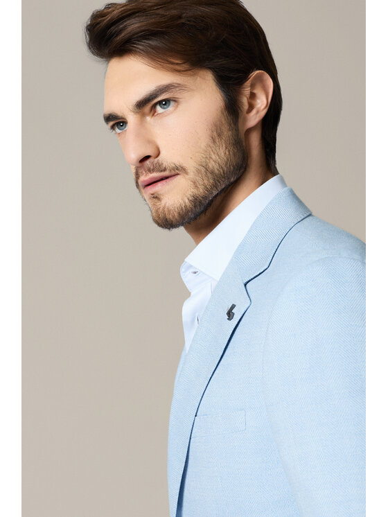 Lancerto Lancerto Marynarka Tropea MA131126000023 Niebieski Slim Fit