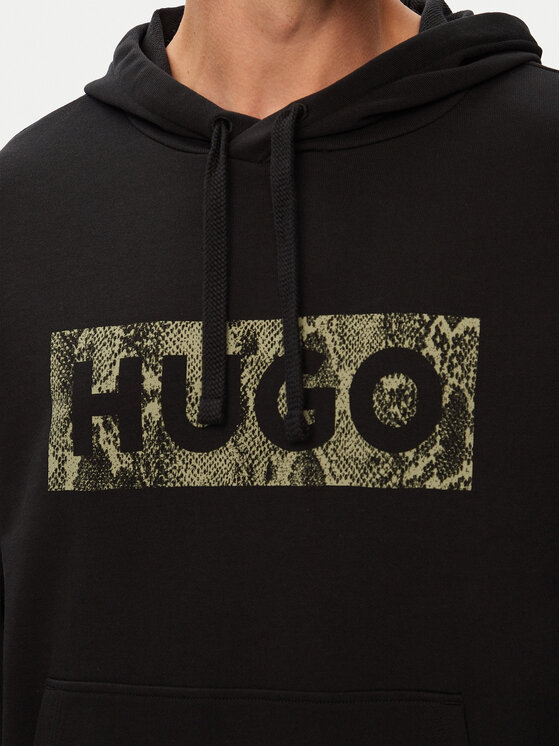 HUGO HUGO Hanorac Necdysis 50566028 Negru Regular Fit