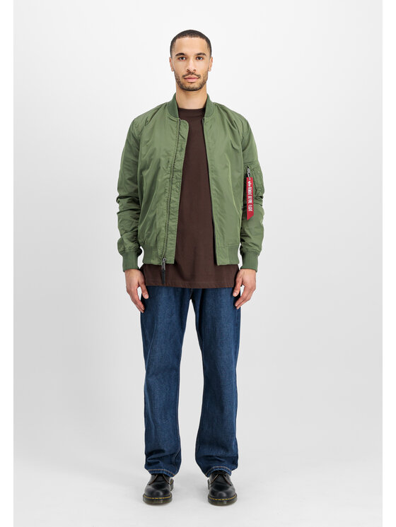 Alpha Industries Alpha Industries Bunda bomber AI.191103-01-4XL Zelená Slim Fit