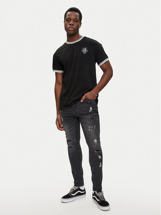 Brave Soul Brave Soul Футболка MTS-568PALMER Чорний Regular Fit