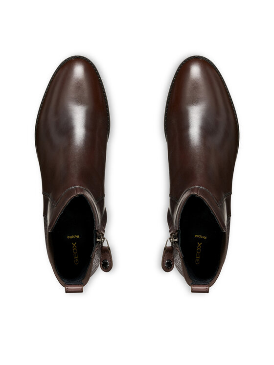 Geox Geox Polokozačky D Felicity D94G1G 04347 C6006 Hnědá