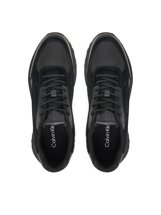 Calvin Klein Jeans Calvin Klein Jeans Laisvalaikio batai Hike Runner Hf Lth Mix YM0YM01289 Juoda