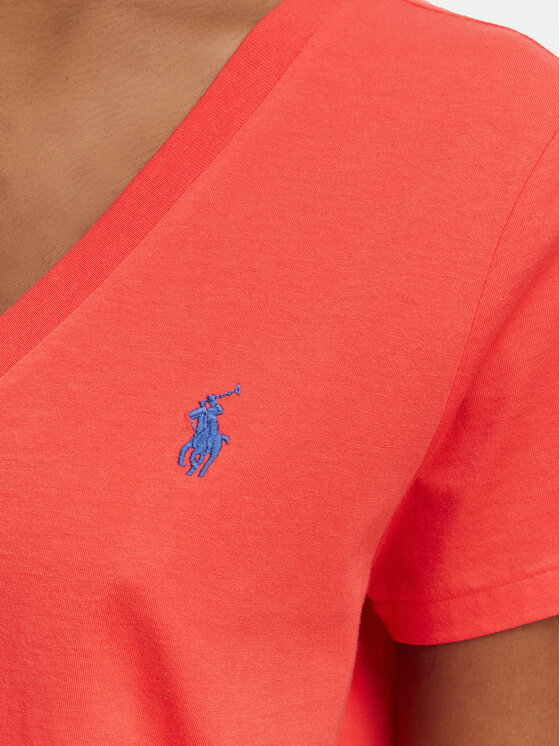 Polo Ralph Lauren Polo Ralph Lauren Marškinėliai 211B14611002 Raudona Straight Fit