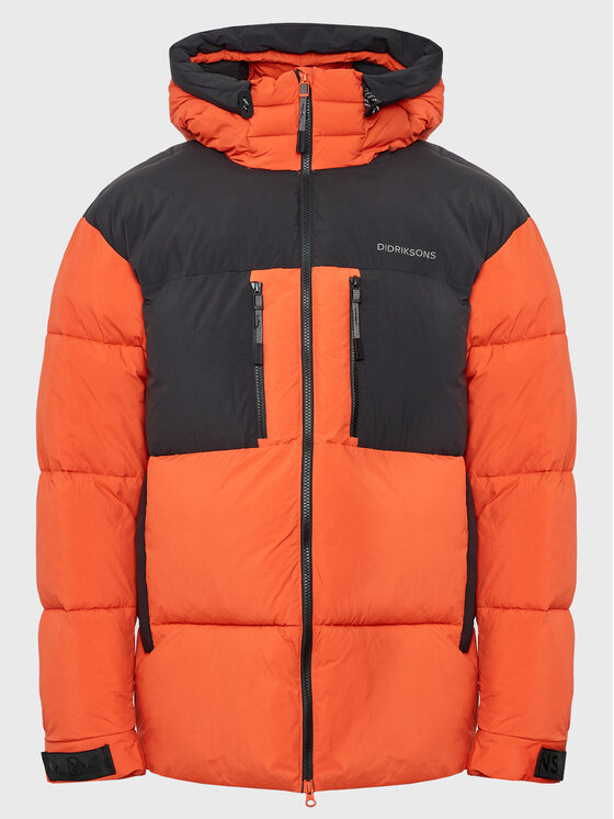 Didriksons Didriksons Zimska jakna Hilmer 504240 Oranžna Regular Fit