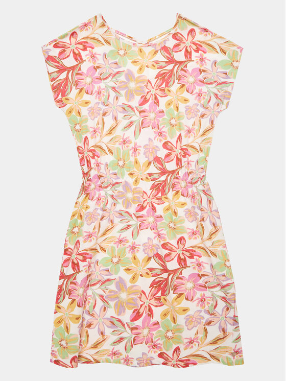 Roxy Roxy Kleid für den Alltag Best Old Song ERGKD03220 Bunt Regular Fit