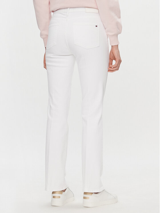 Tommy Hilfiger Tommy Hilfiger Džínsy Bootcut WW0WW41304 Biela Regular Fit