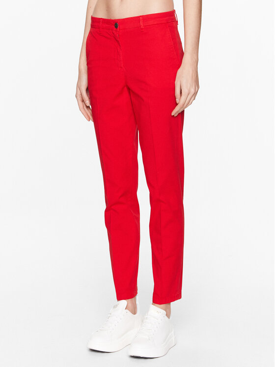Tommy hilfiger red chinos discount