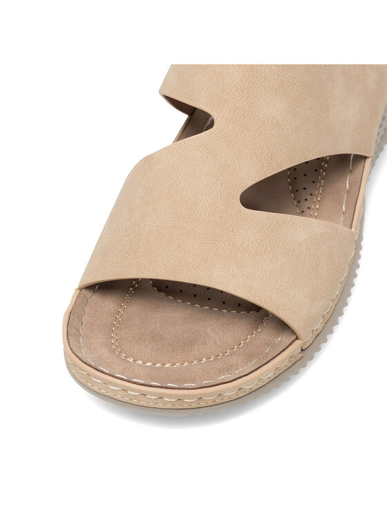 Clara Barson Clara Barson Pantoletten WYL0510-22 Beige
