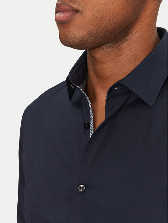 HUGO HUGO Ing Koey 50539808 Sötétkék Slim Fit