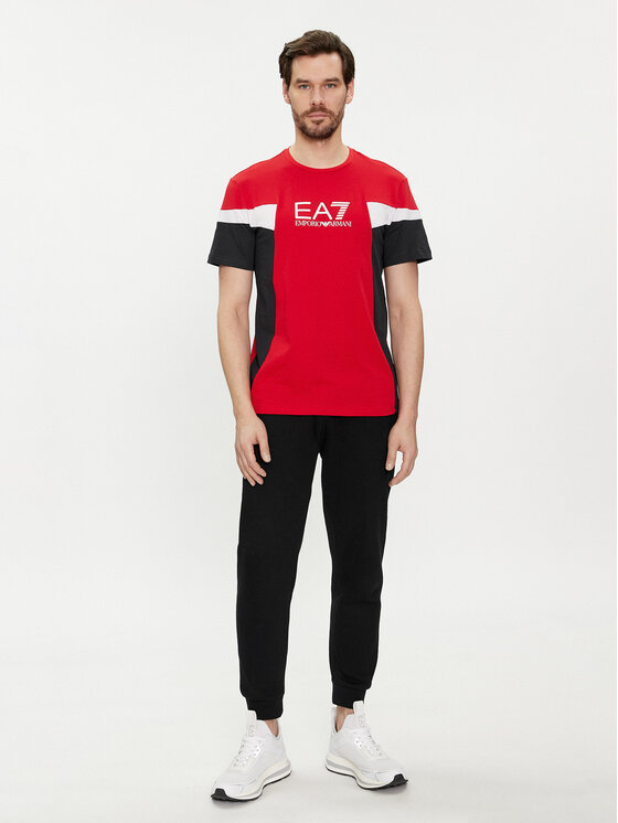 EA7 Emporio Armani EA7 Emporio Armani Póló 3DPT10 PJ02Z 1461 Piros Regular Fit
