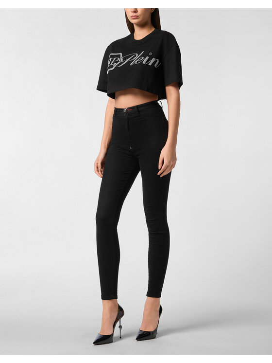 PHILIPP PLEIN PHILIPP PLEIN T-Shirt 27393 Czarny Regular Fit