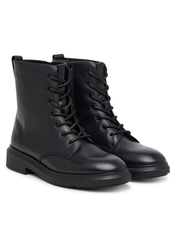 Calvin Klein Calvin Klein Saapad Sporty Boot Lace Up Lth HW0HW03188 Must