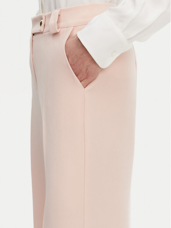 Maryley Maryley Pantaloni din material 25EB537/M26/43PY Roz Regular Fit