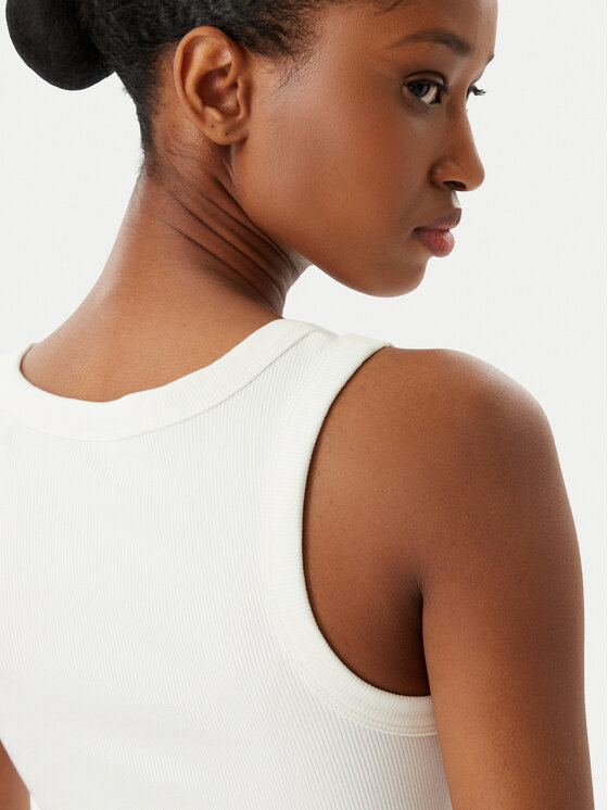 Guess Guess Top V6GP07 K2987 Valge Slim Fit