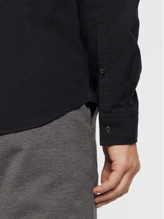 HUGO Hugo Koszula Evito 50479302 Czarny Slim Fit
