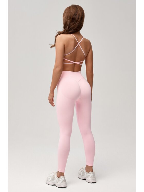 ROUGH RADICAL ROUGH RADICAL Leggings SEAMLESS GLOW LONG Rosa chiaro Slim Fit