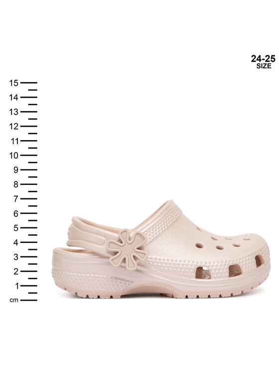 Crocs Crocs Klapki Classic Pearl Shine Clog T 212815 Różowy