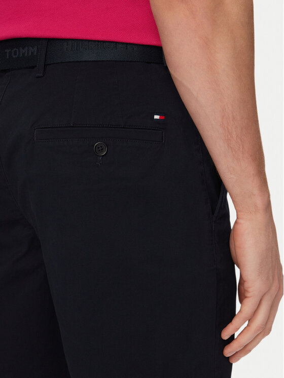 Tommy Hilfiger Tommy Hilfiger Sada kraťasy a pásek Denton MW0MW42349 Tmavomodrá Slim Fit