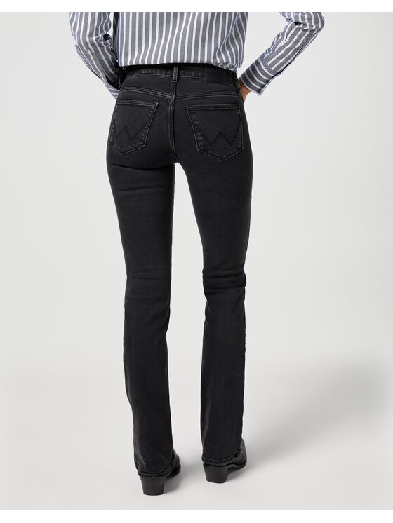 Wrangler Wrangler Jeansy Wrangler Bootcut Czarny Bootcut Fit