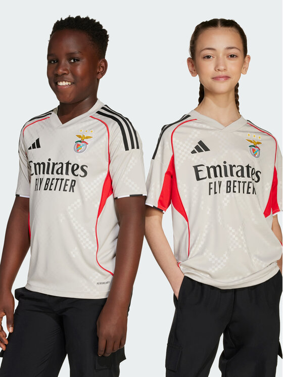 adidas adidas Koszulka techniczna Benfica 25/26 Away Jersey Beżowy Regular Fit