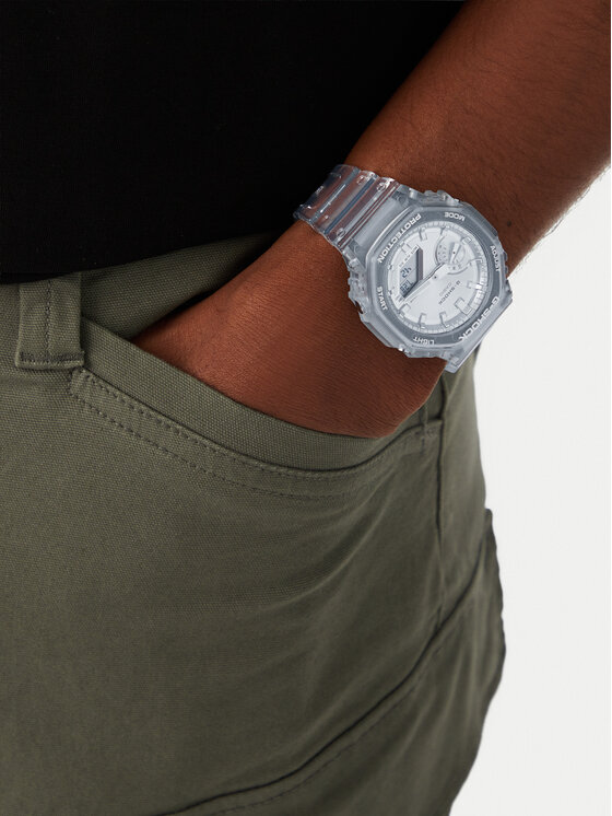G-Shock G-Shock Zegarek GA-2100BM-7A8ER Przezroczysty