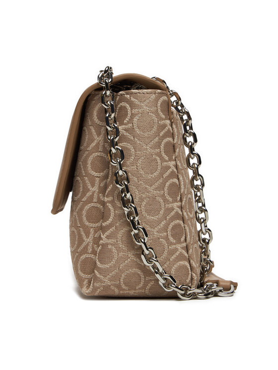Calvin Klein Calvin Klein Käekott Re-Lock Conv Shoulder Bag_Jqc K60K612641 Beež