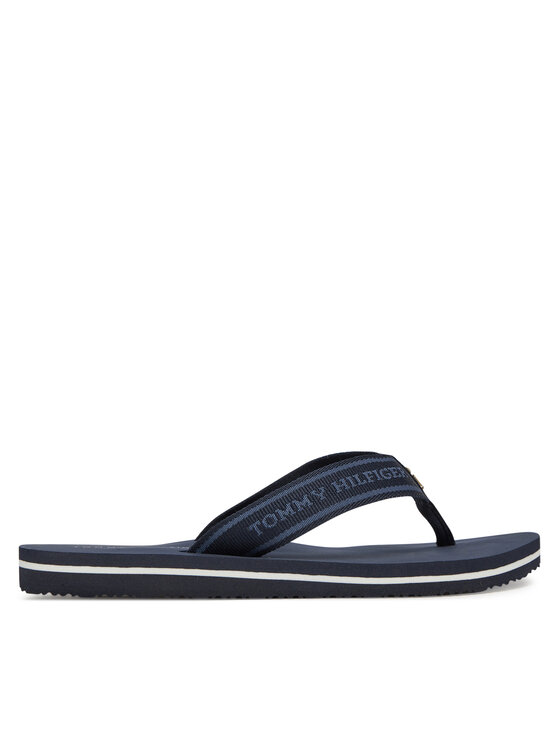 Tommy Hilfiger Tommy Hilfiger Σαγιονάρες Hilfiger Webbing Beach Sandal FW0FW08515 Σκούρο μπλε