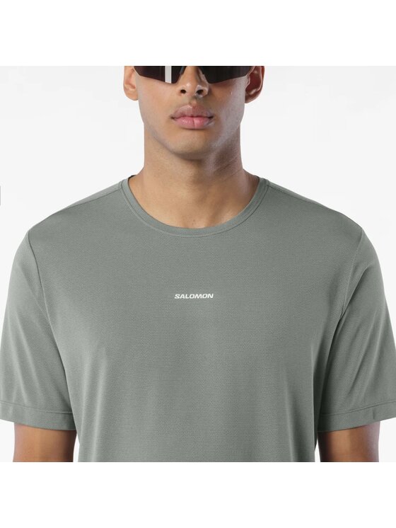 Salomon Salomon Koszulka techniczna SHAKEout CORE SS TEE M Zielony Regular Fit