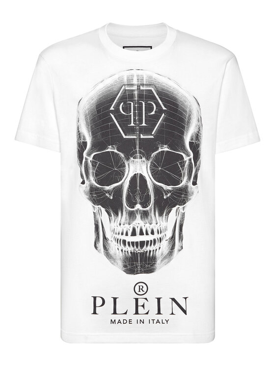 PHILIPP PLEIN PHILIPP PLEIN T-shirt 14693 Bianco Regular Fit