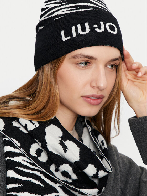 Liu Jo Liu Jo Комплект шал и шапка 2F4052 M0300 Черен