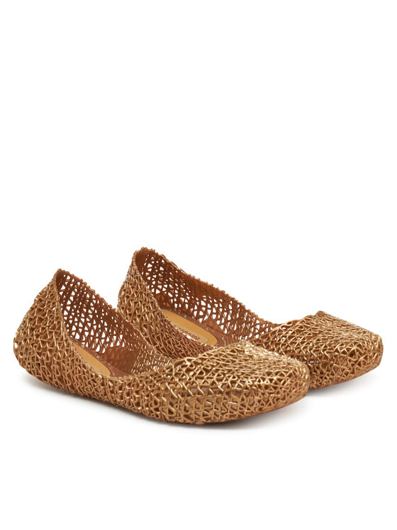 Melissa Melissa Μπαλαρίνες Melissa Campana Papel Ad M 33693 Χρυσό