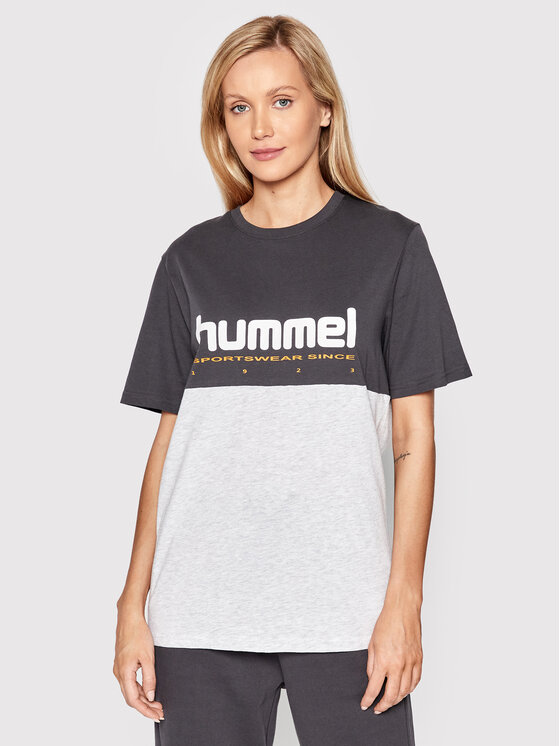 T-Shirt Unisex Fit Legacy 213716 Hummel Regular Manfred Grau