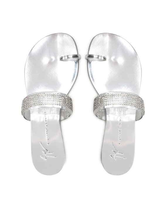 Giuseppe Zanotti Giuseppe Zanotti Žabky E300011 Strieborná