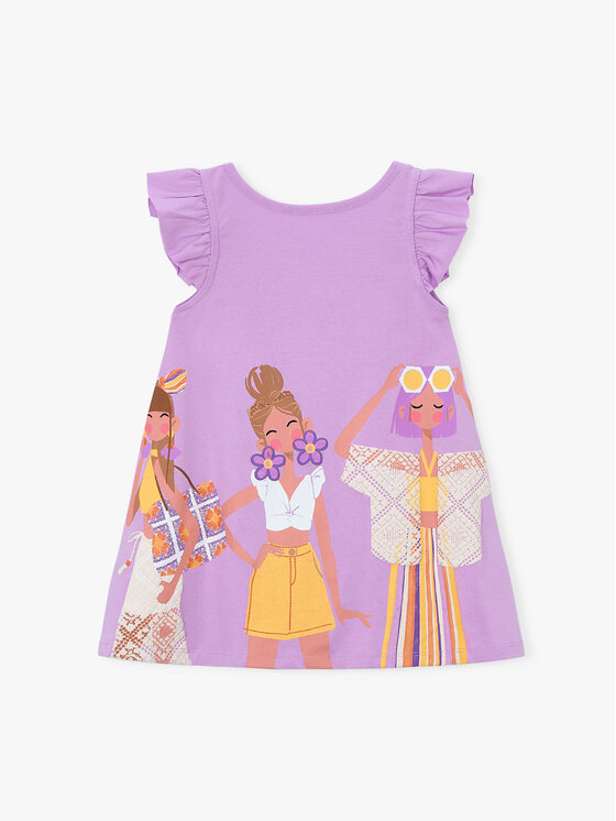 Mayoral Mayoral Ikdienas kleita 3934 Violets Regular Fit