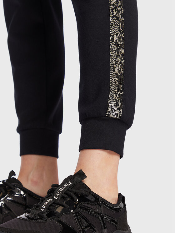EA7 Emporio Armani EA7 Emporio Armani Sportinės kelnės 3RTP73 TJLQZ 1200 Juoda Regular Fit