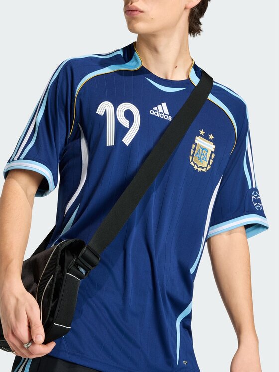 adidas adidas Koszulka techniczna Argentyna Messi Błękitny Regular Fit