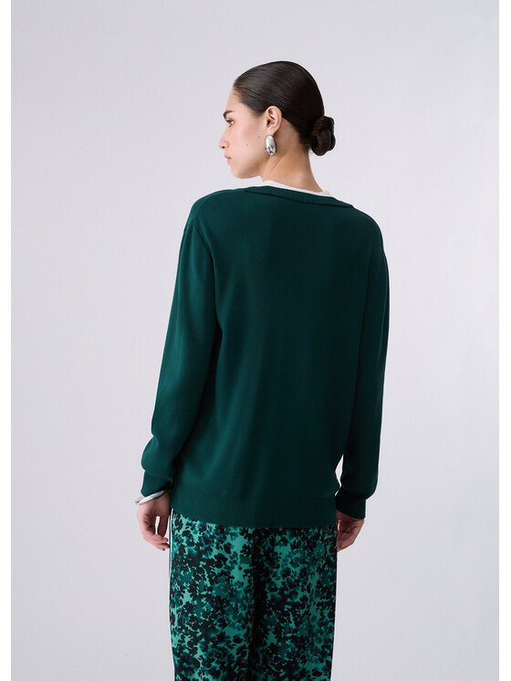 Liu Jo Liu Jo Bluza TF6035MS49ID3022 Zielony Regular Fit