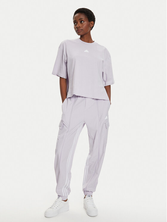adidas adidas Pantaloni trening Dance All-Gender Versatile IS0907 Violet Loose Fit