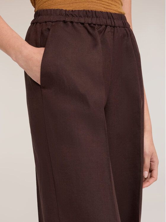Motivi Motivi Pantaloni di tessuto P095Q004555N0V2 Marrone Over Fit