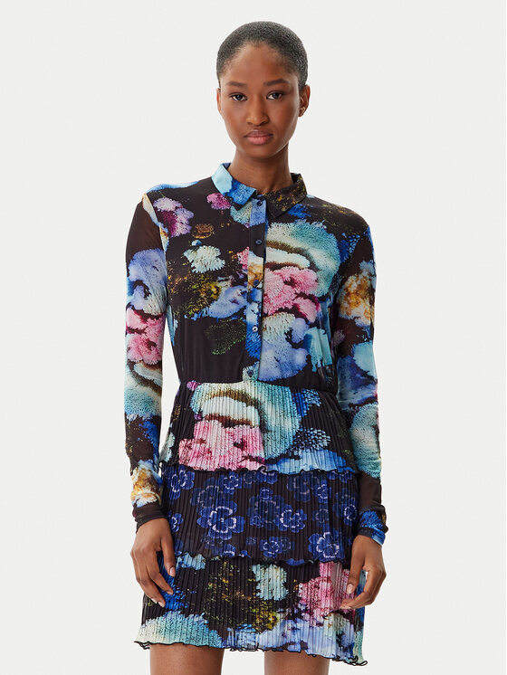 Desigual Desigual Každodenní šaty Coral Lacroix 25WWVK10 Barevná Regular Fit