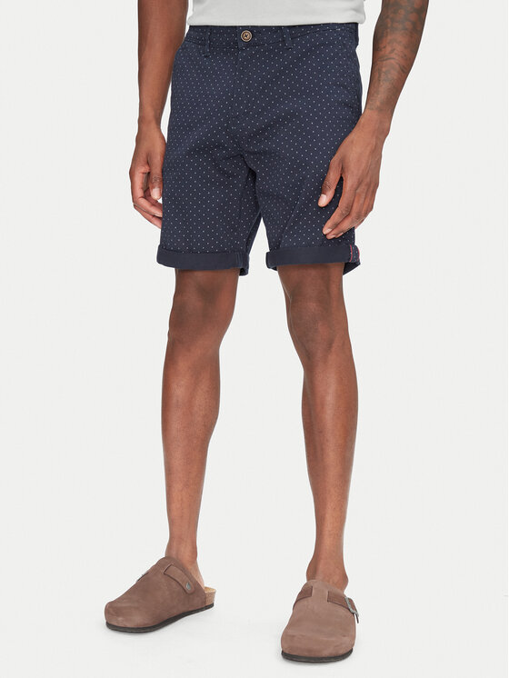 Jack & Jones Jack & Jones Pantalon scurți din material Bowie 12230336 Bleumarin Regular Fit